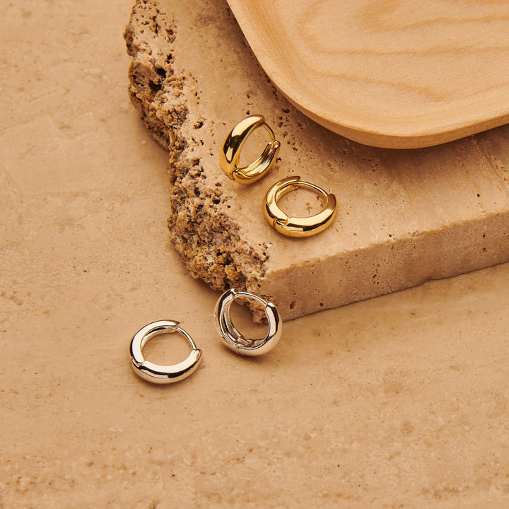 Ohrstecker vergoldet