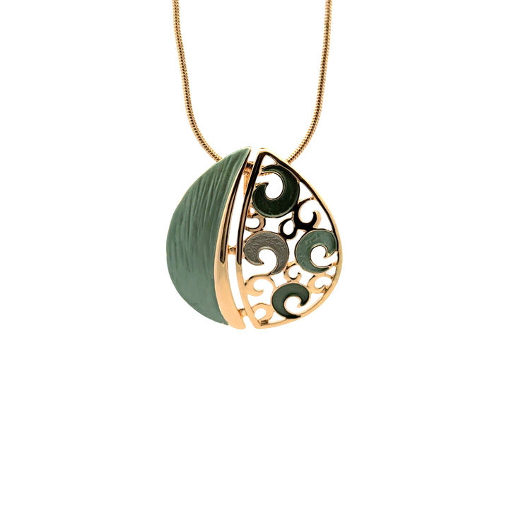 Collana snake goccia ricciolo Bonsai