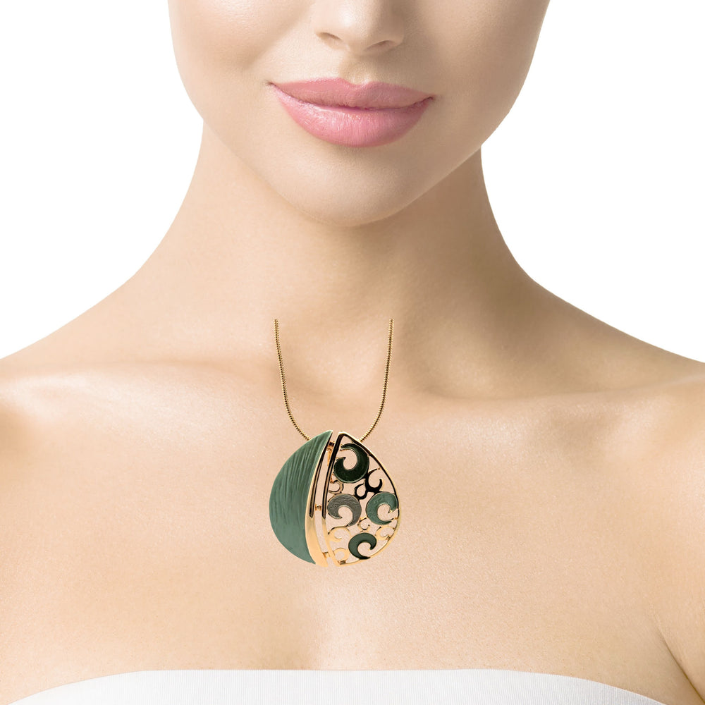 Collana snake goccia ricciolo Bonsai