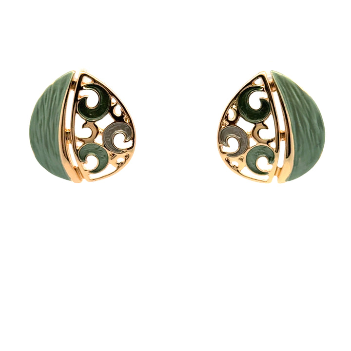 Orecchini goccia ricciolo Bonsai