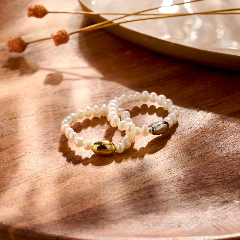 Ring Süsswasserperle elastisch Biba