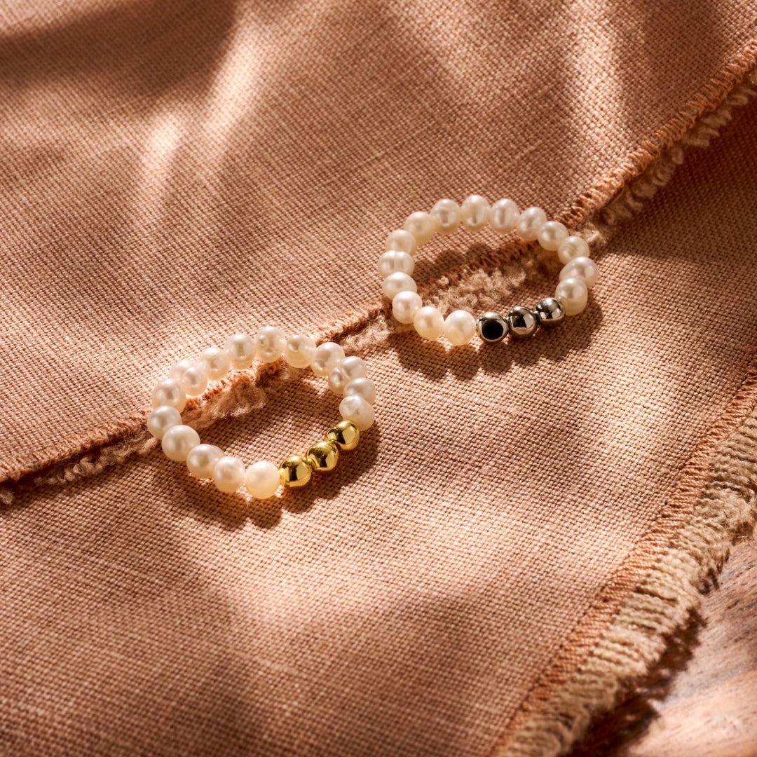 Ring Süsswasserperle elastisch Biba