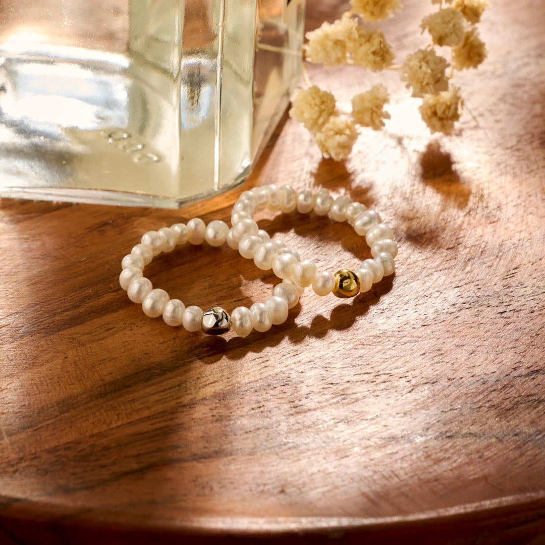 Ring Süsswasserperle elastisch Biba