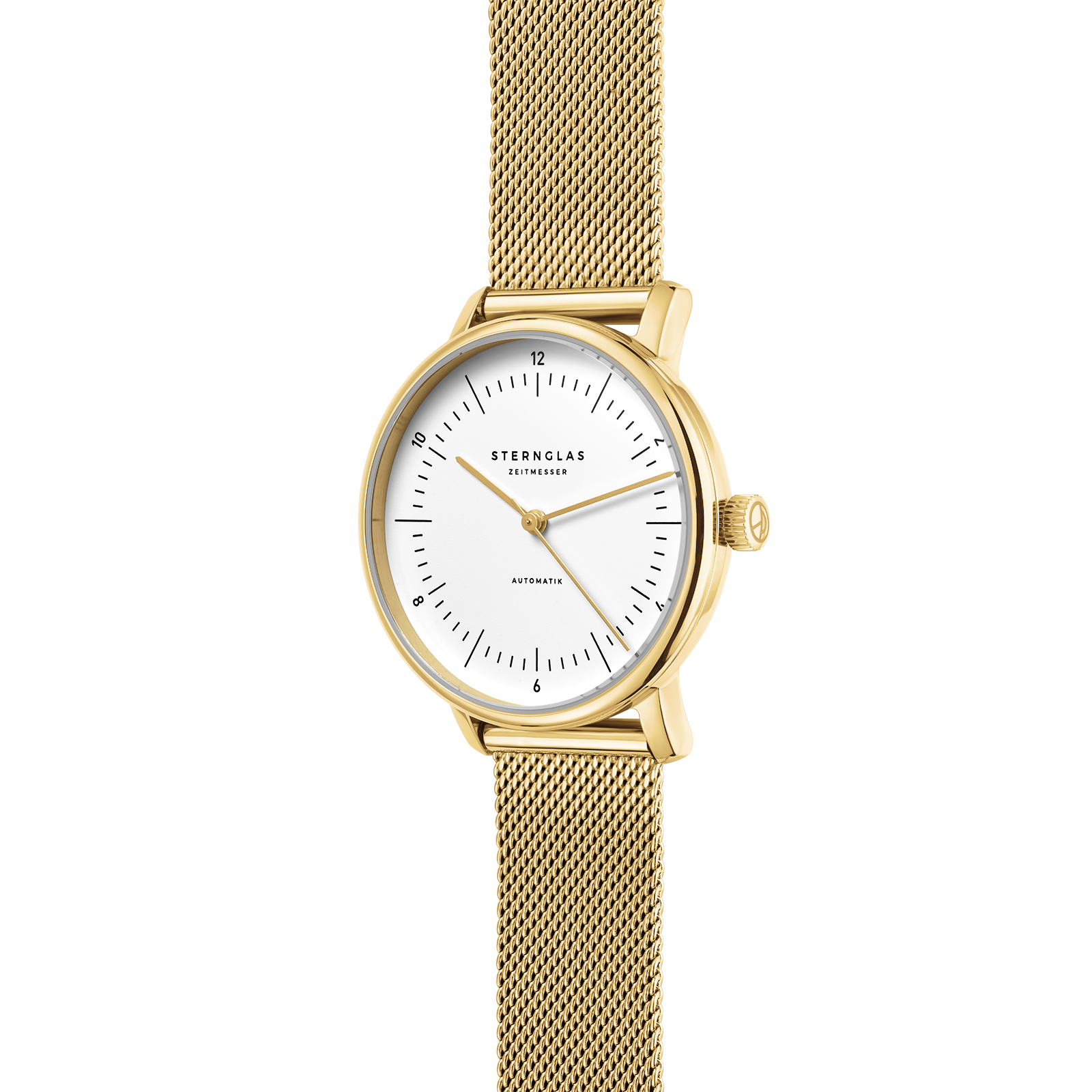 Naos xs Automatik weiss gold / Milanese - 33 mm Quarz