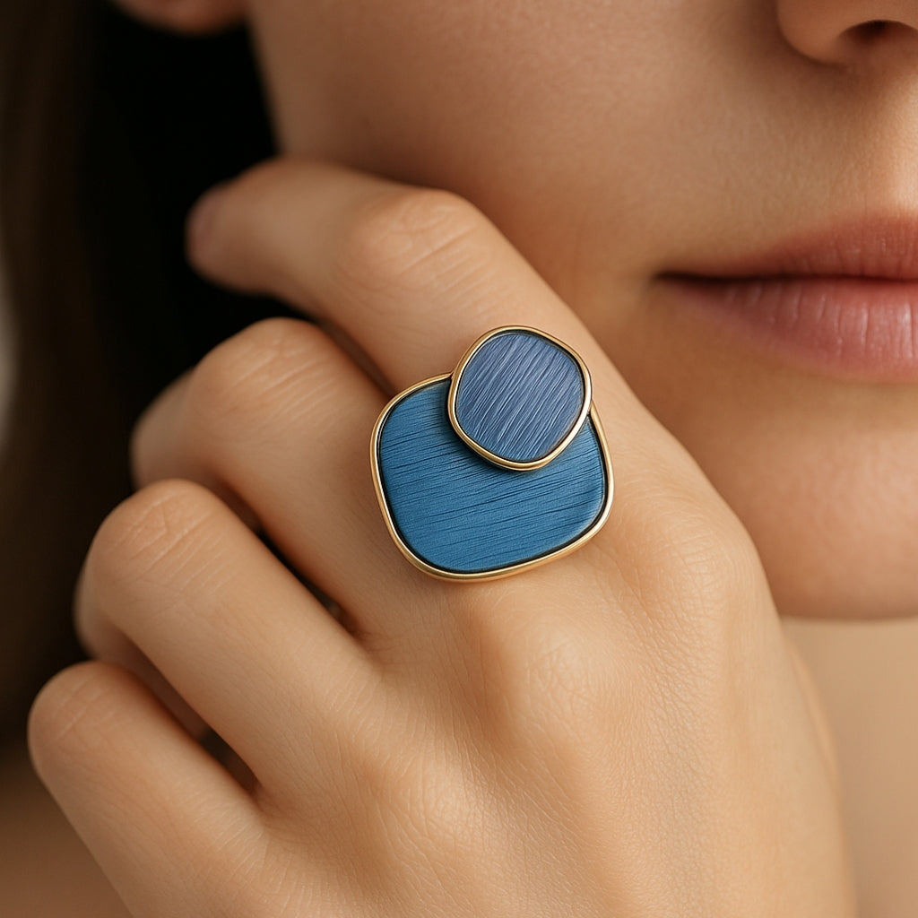 Anello regolabile duetto Royal