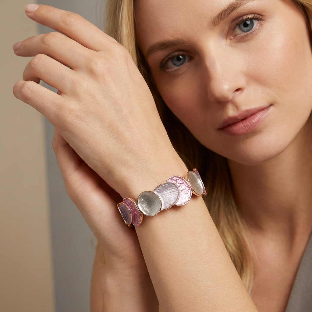 Bracciale elastico 3 ovali Dalia