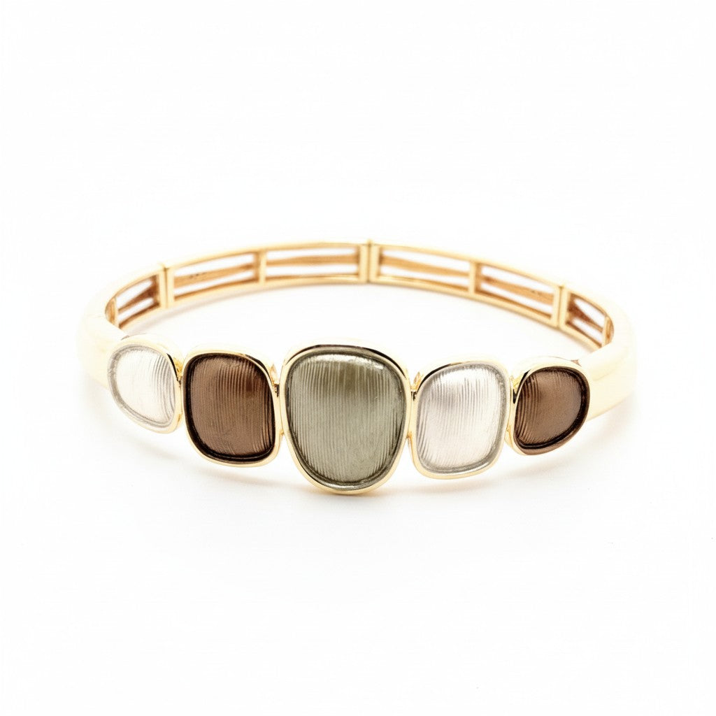 Bracciale elastico square Sahara