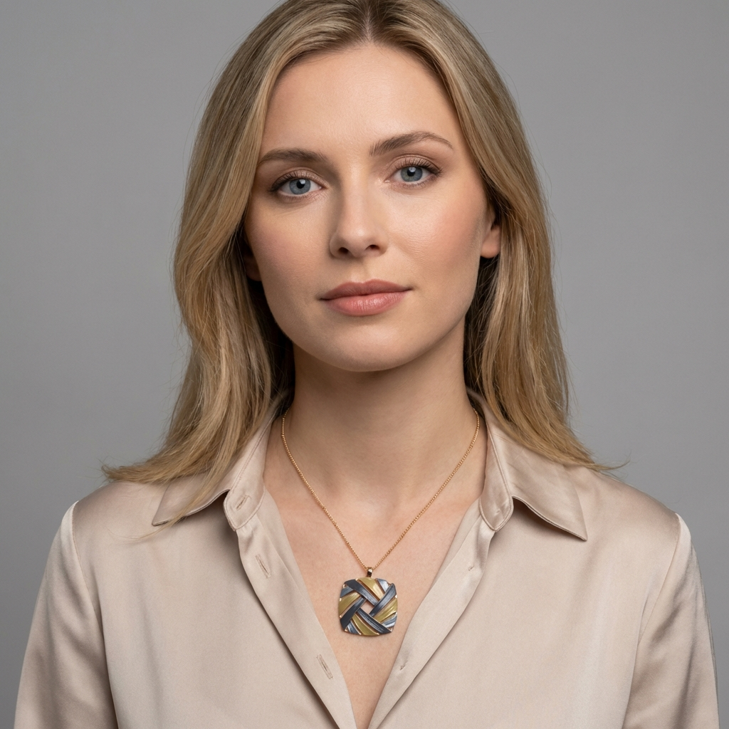 Collana girocollo matassa Damasco
