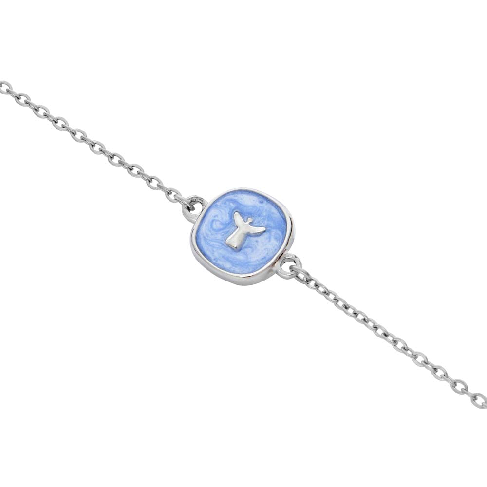 Armband - "little stories" - silberfarben - Engel