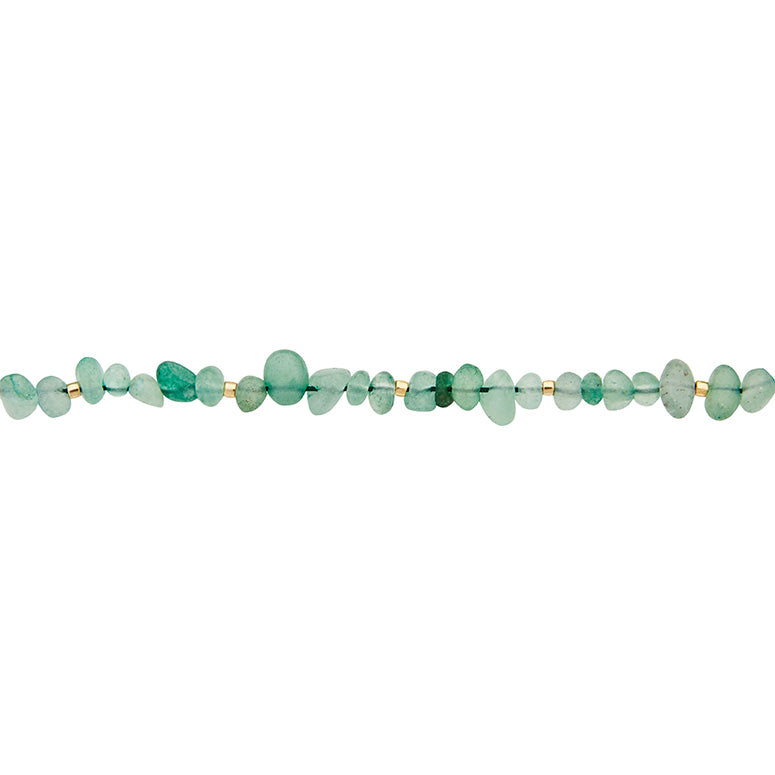 Armband - "memories of life" - grüner Quarz