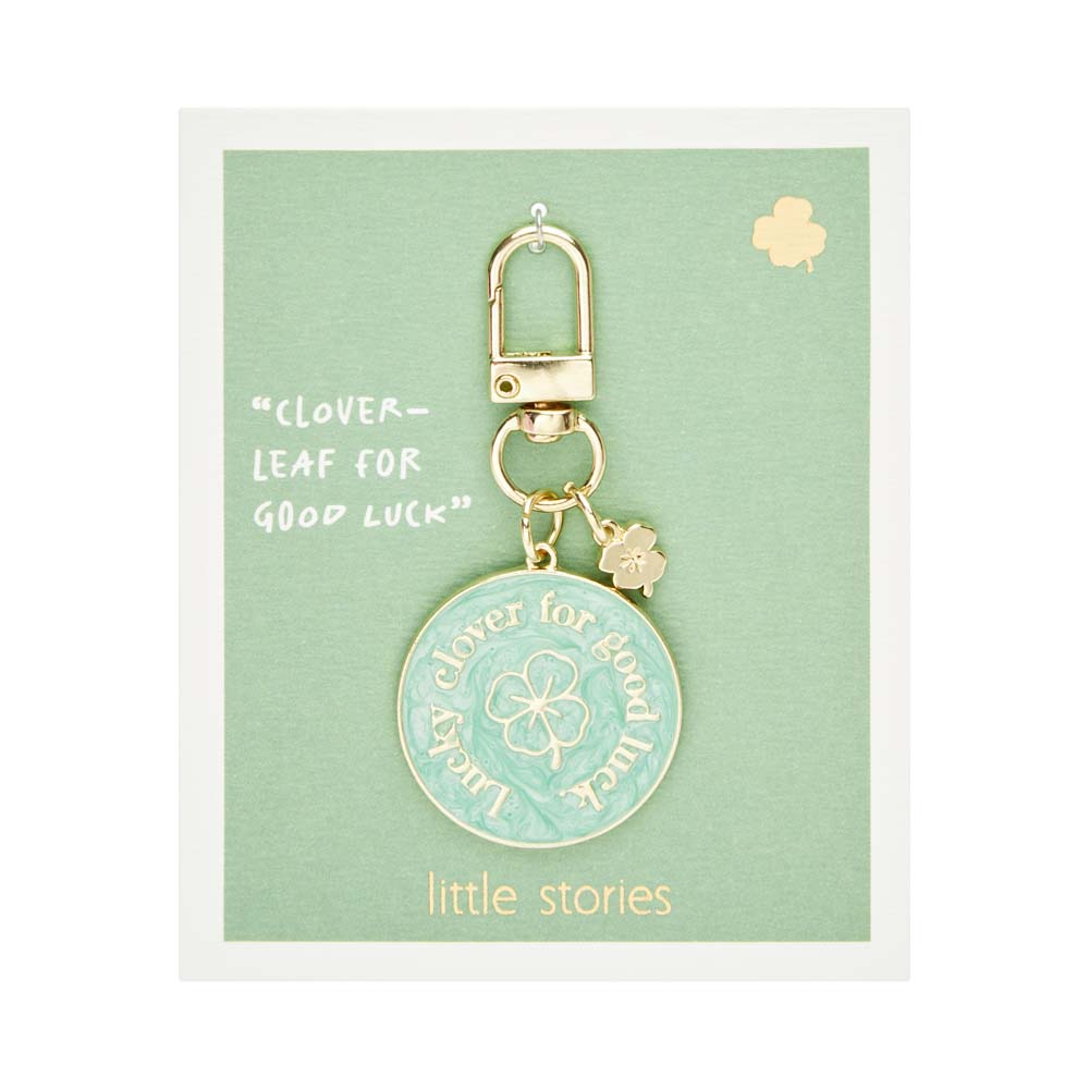 Schlüsselanhänger - "little stories" - Kleeblatt