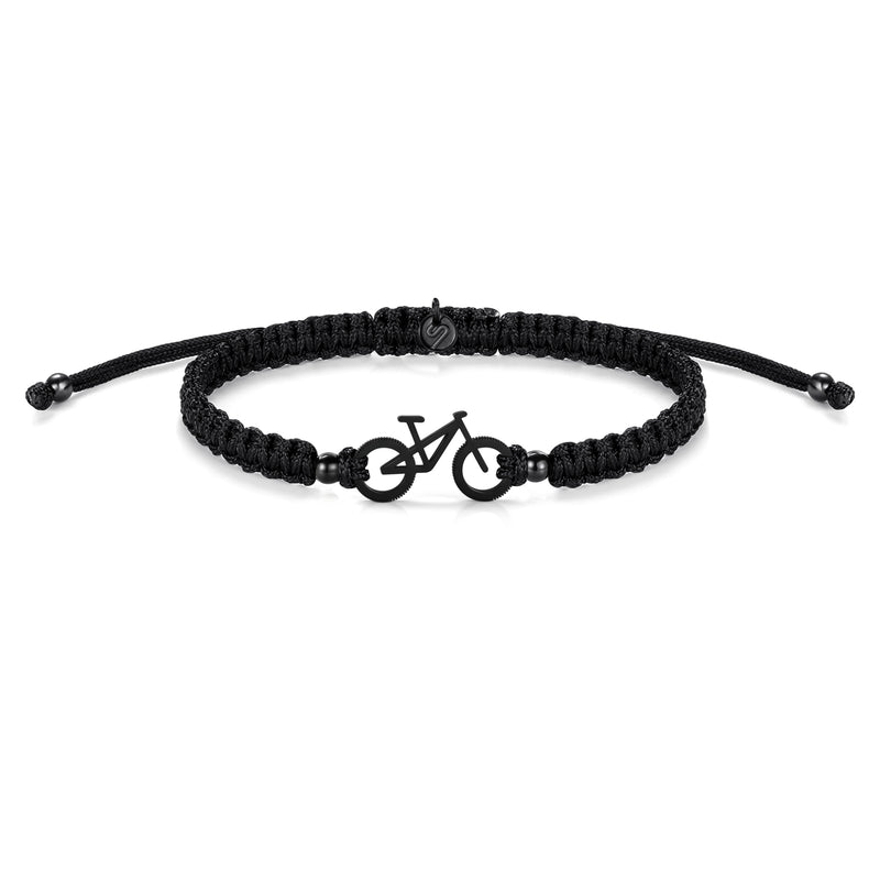 NIGHT BLACK MTB BRAIDED BRACELET
