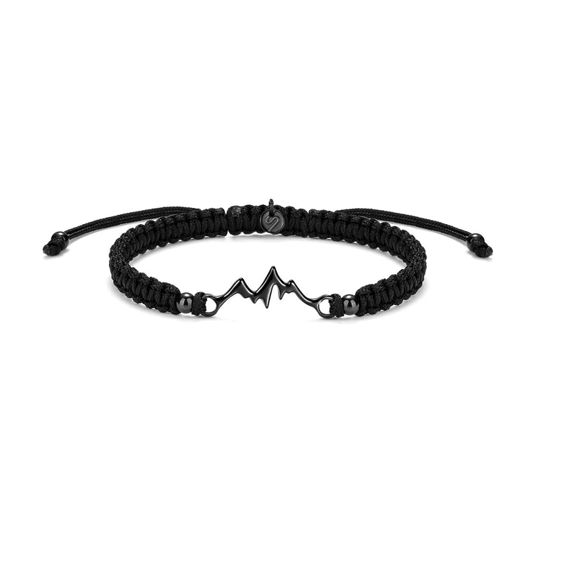 BLACK MOUNTAIN BRAIDED BRACELET