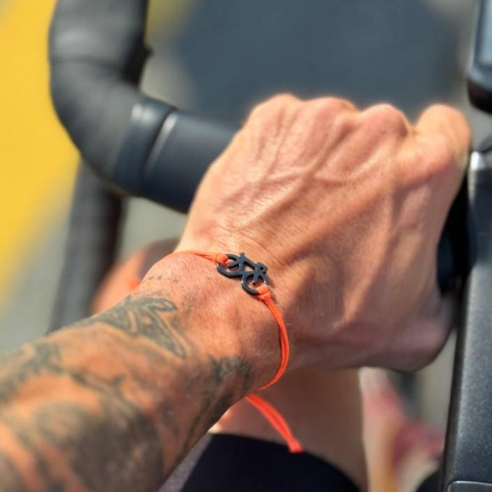 ORANGE BIKE BRACELET