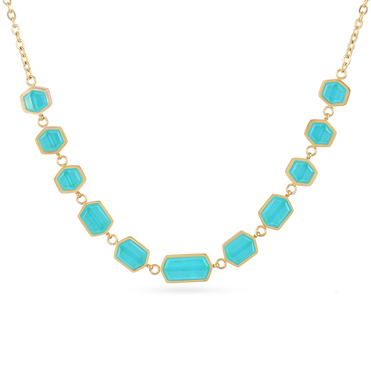 SUNFLOWERS GLEAM SS26 NECKLACE MODEL 5
