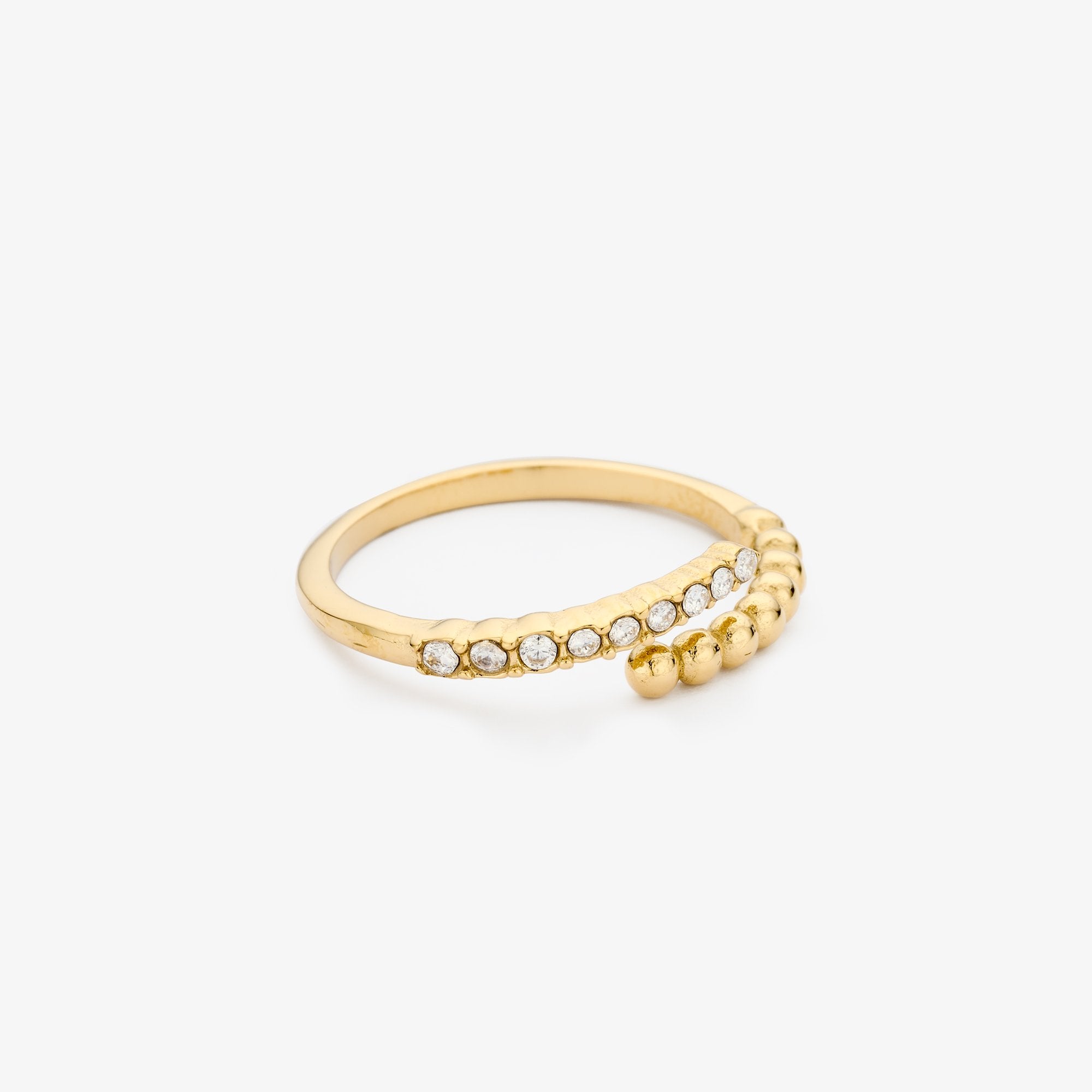 Ring Edelstahl vergoldet
