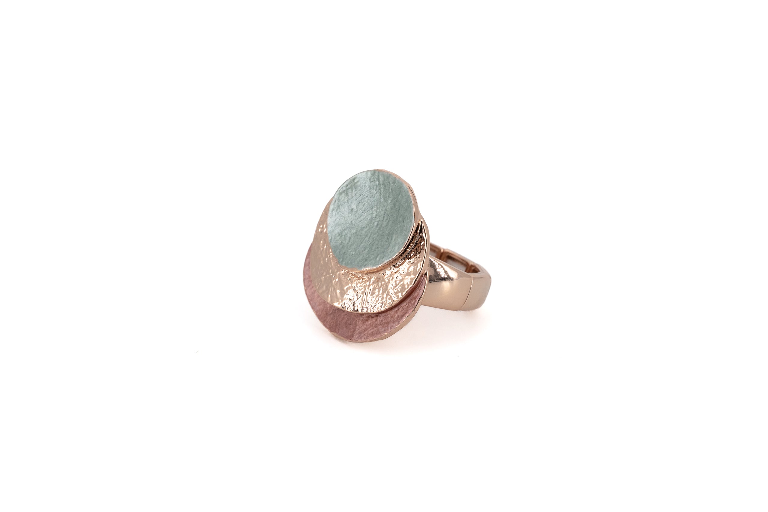 Anello zama tre tondi fini sovrapposti