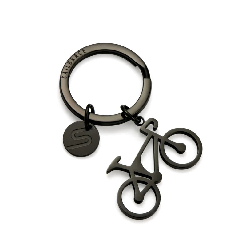 BLACK ROADBIKE KEYCHAIN