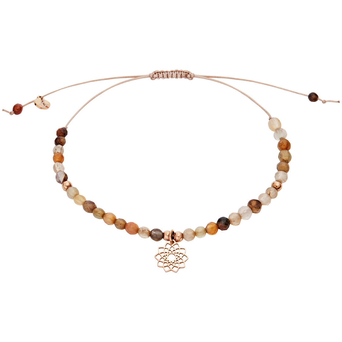 Armband - "nature love" - Achat - rosévergoldet - Blüte