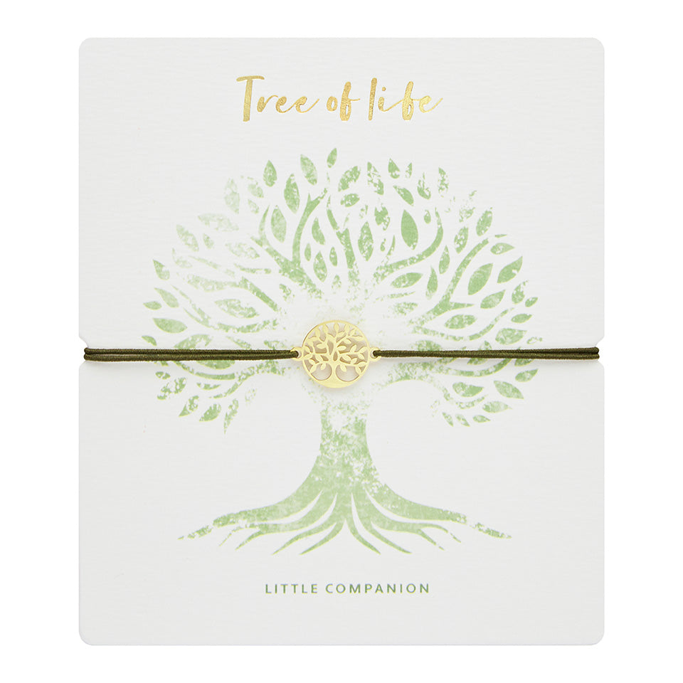 Armband - "little companion - vergoldet - Baum des Lebens