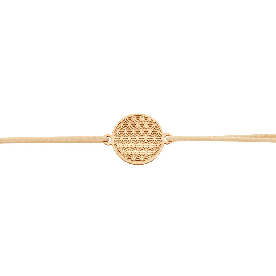 Armband - "little companion - rosévergoldet - Blume des Lebens