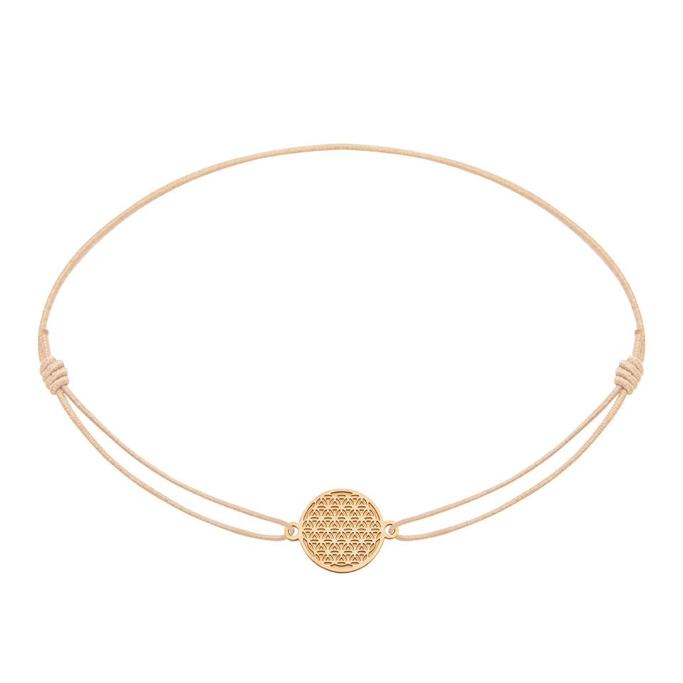Armband - "little companion - rosévergoldet - Blume des Lebens