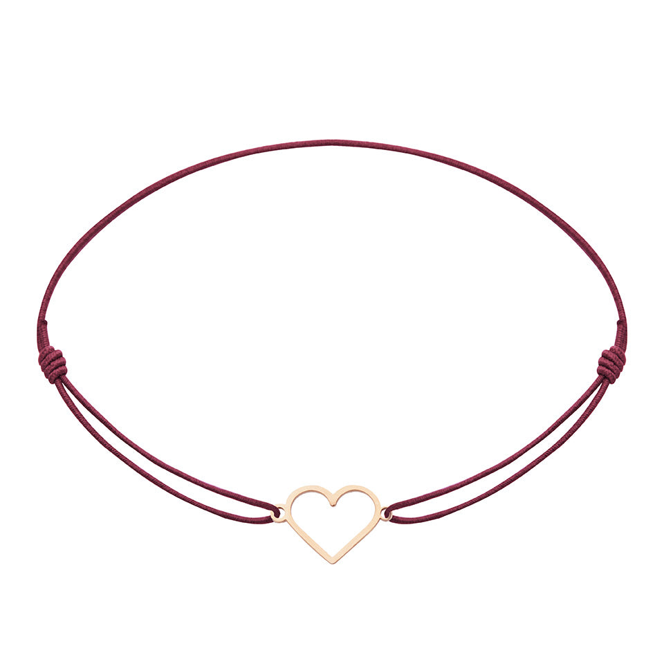 Armband - "little companion - rosévergoldet - Herz