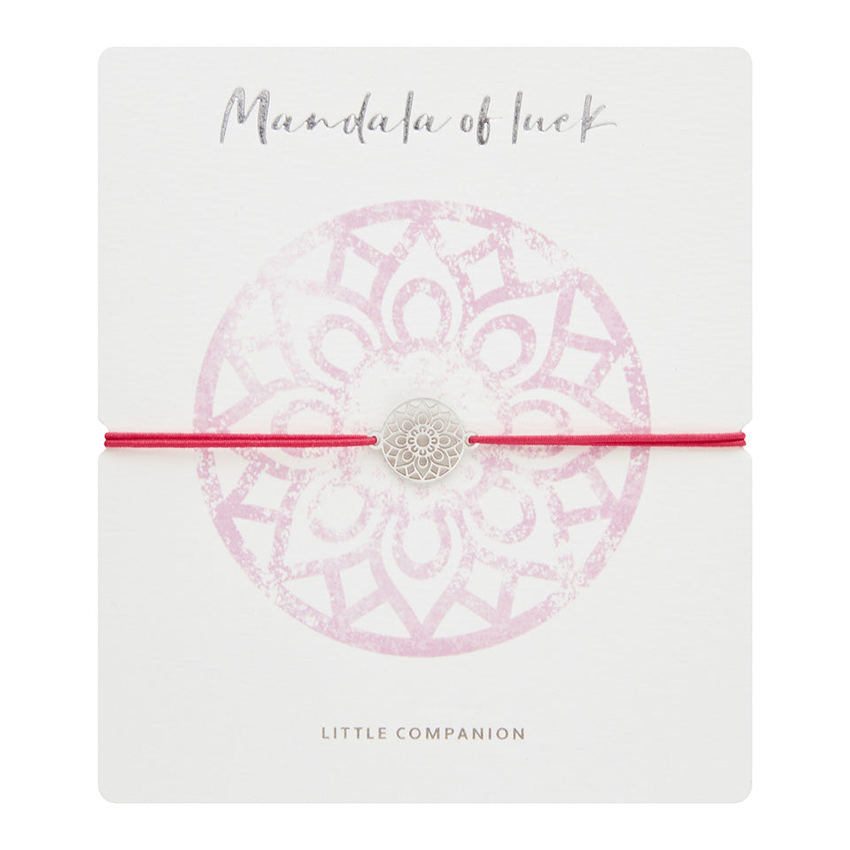 Armband - "little companion - Edelstahl - Mandala des Glücks