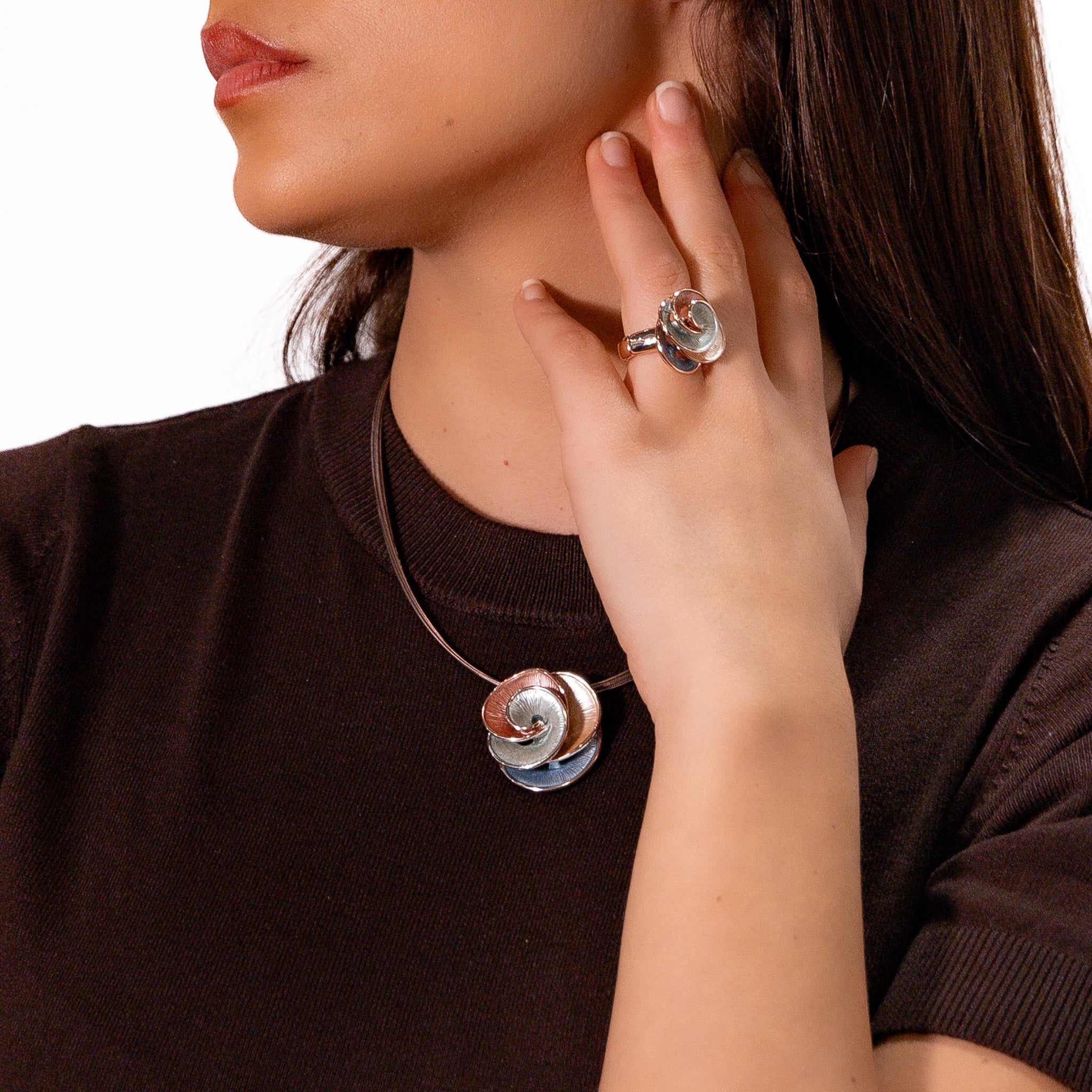 Anello zama fiore