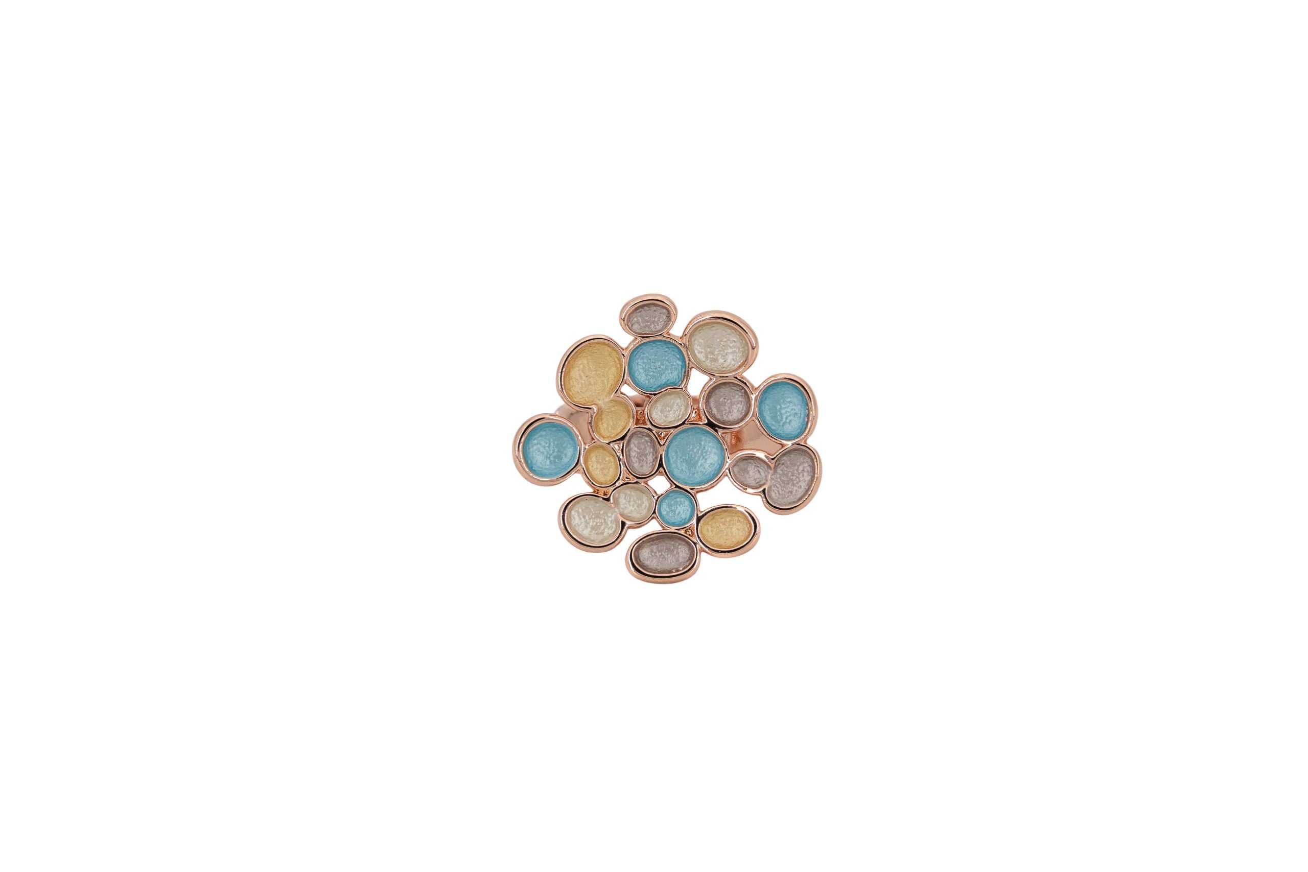Anello zama grappolo tondo