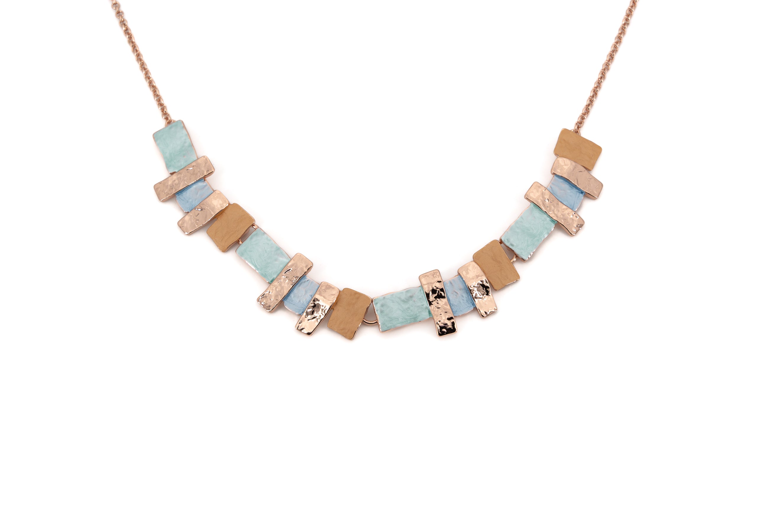 Collana catena corta zama multi barrette
