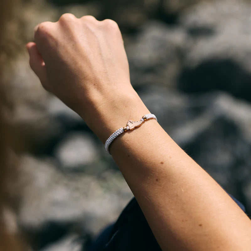 ROSE EXPLORER GREY BRIDED BRACELET