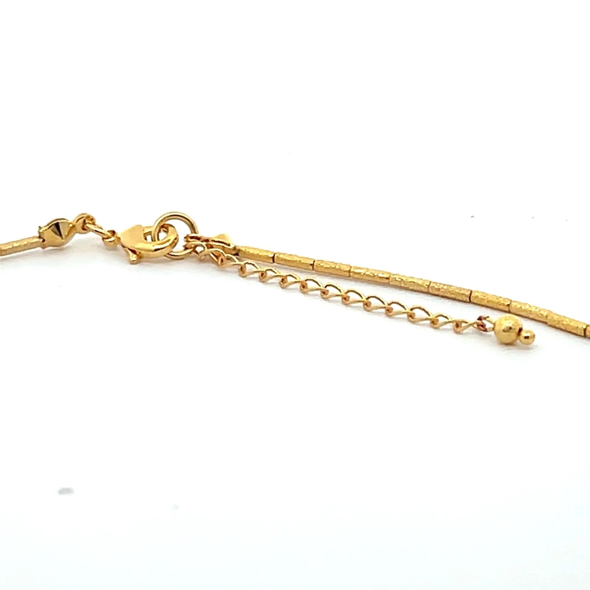 Simple Rosario Choker (Placcato Oro)