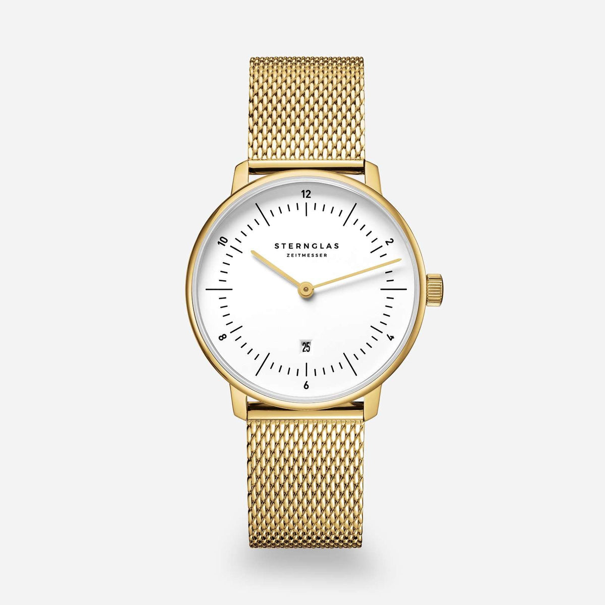 Naos XS weiß gold / Milanaise 16 gold