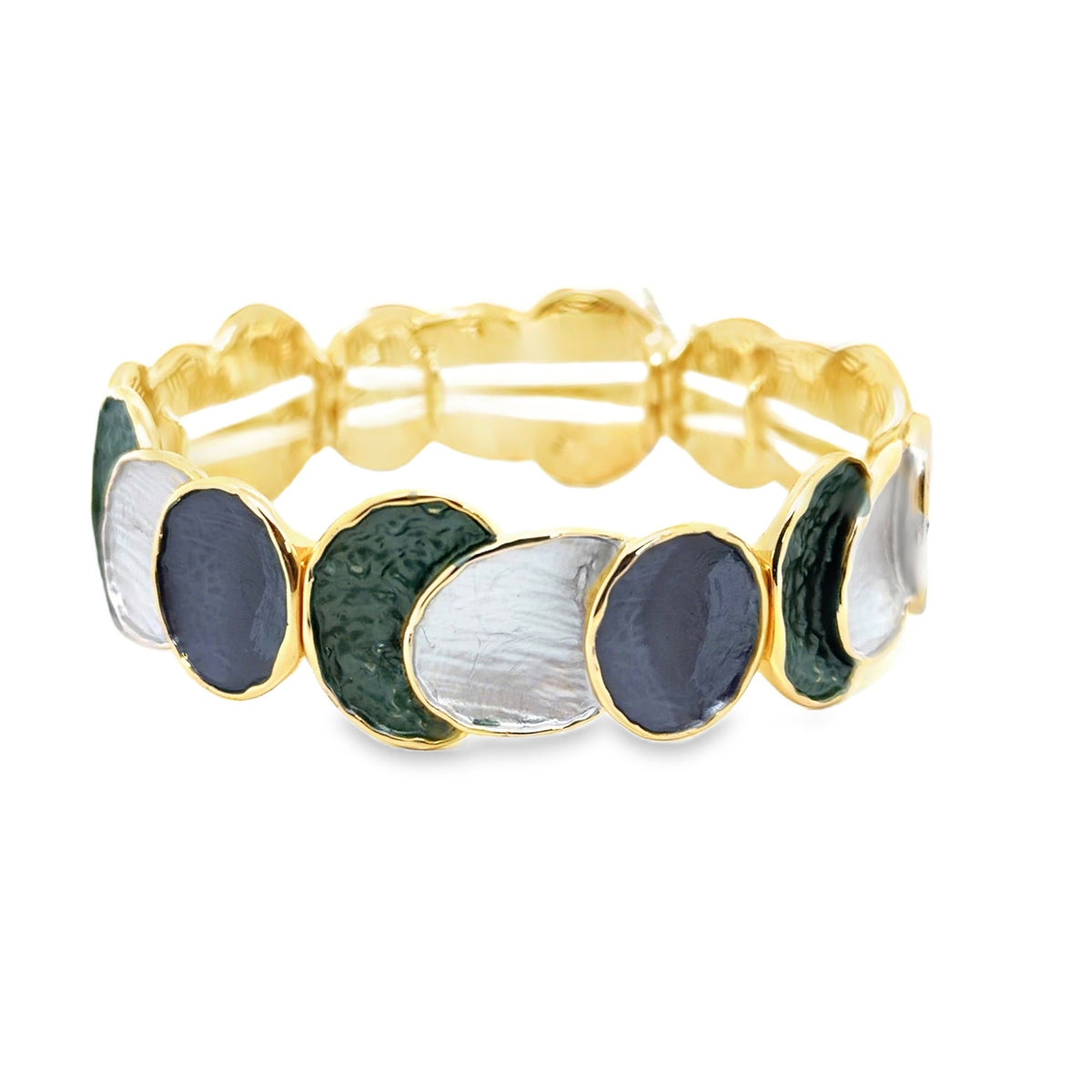 Bracciale elastico 3 ovali Safari