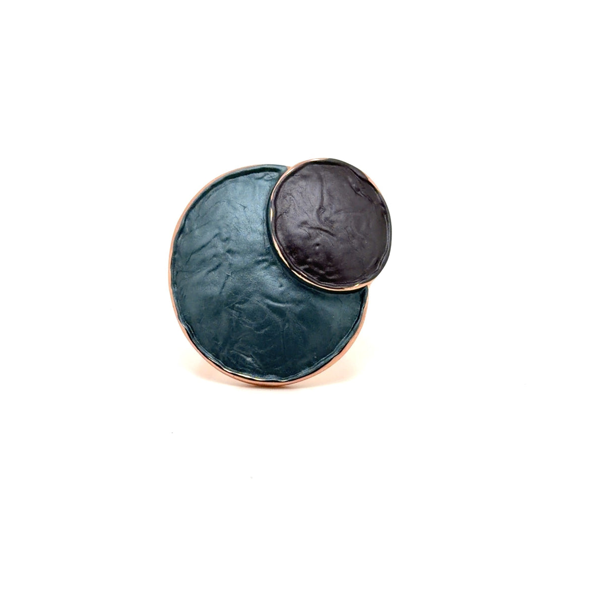 Anello regolabile due tondi Mirto (min 2)