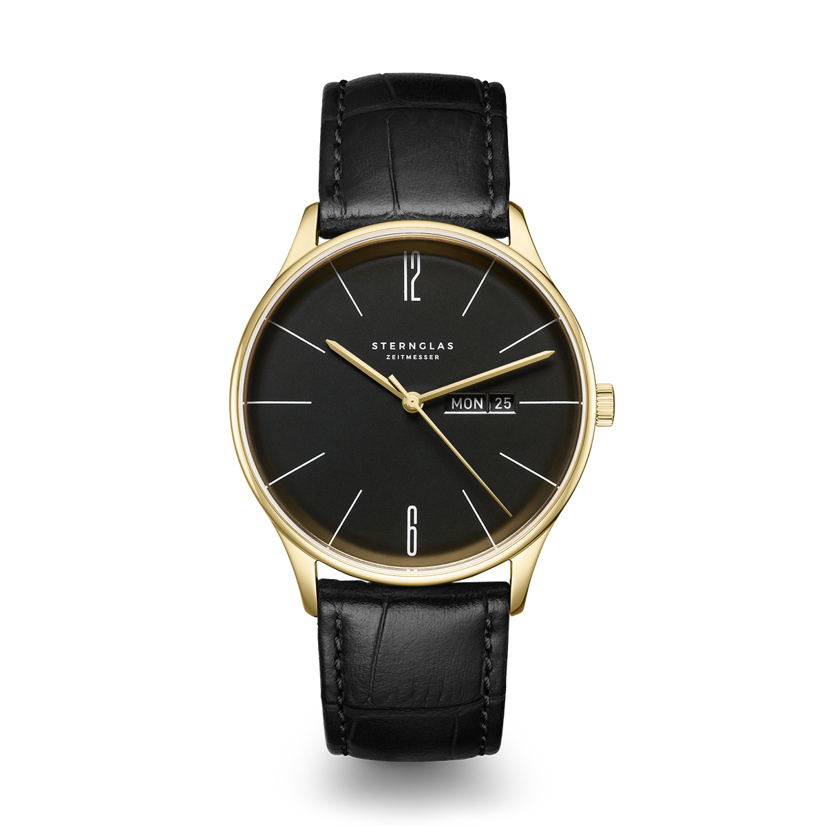 Berlin 38 mm, schwarz gold