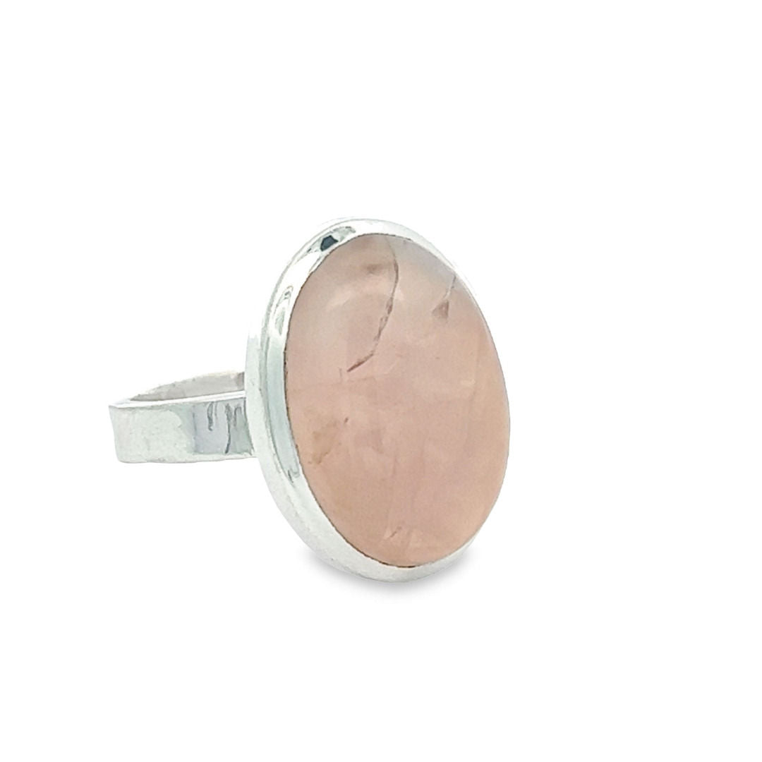 Rosenquarz Ring Gr. 59