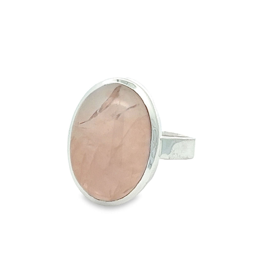 Rosenquarz Ring Gr. 59