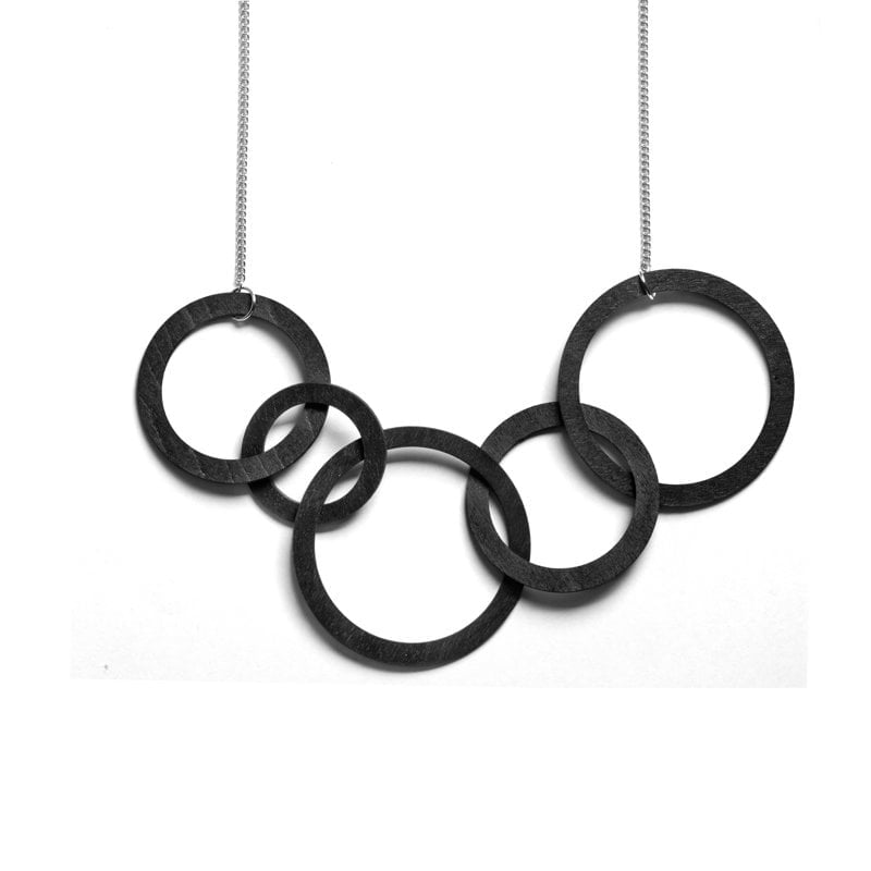 KORONA Kette Schwarz