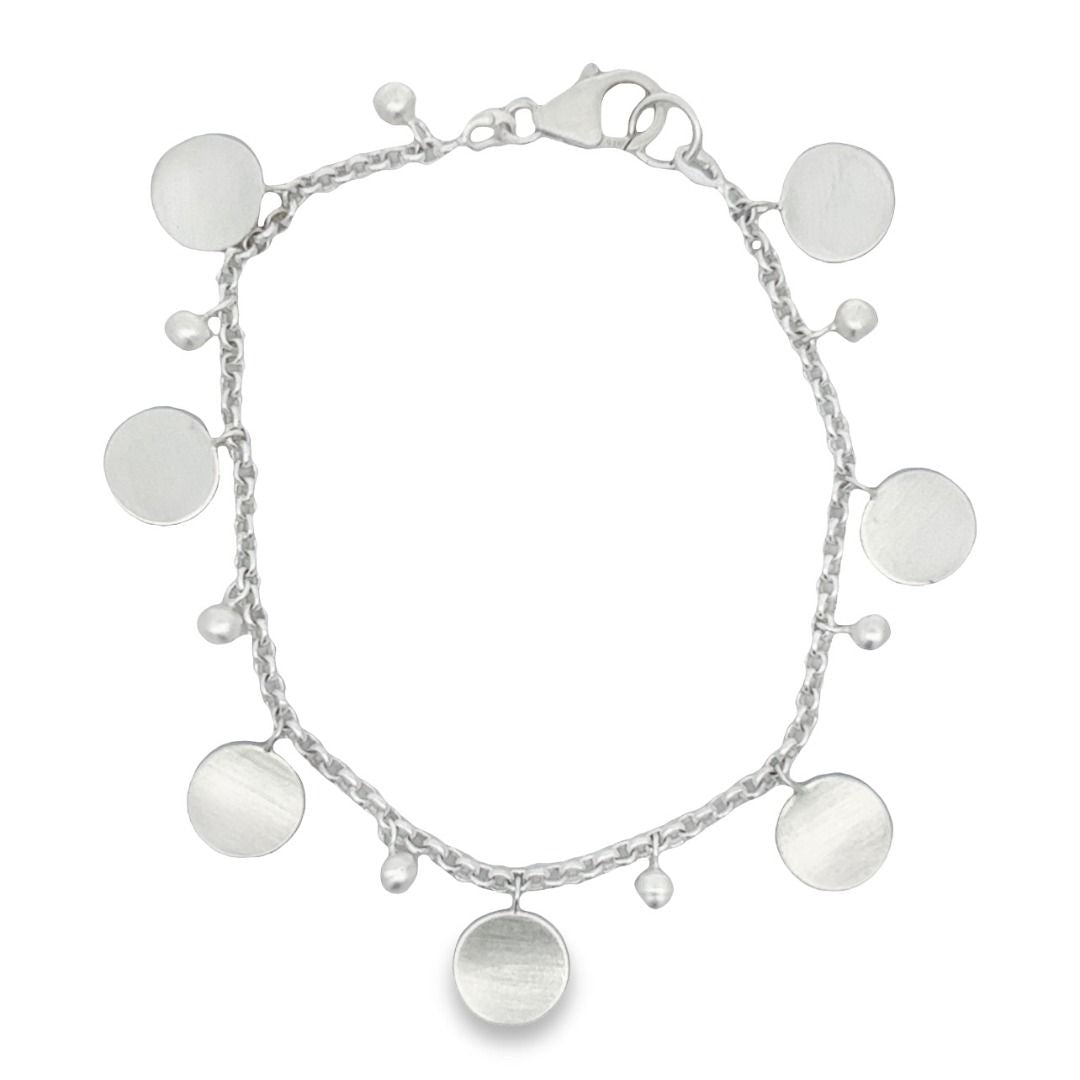 Bracciale in argento, opaco