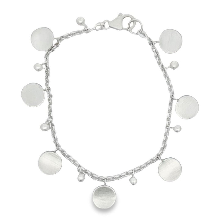 Bracciale in argento, opaco