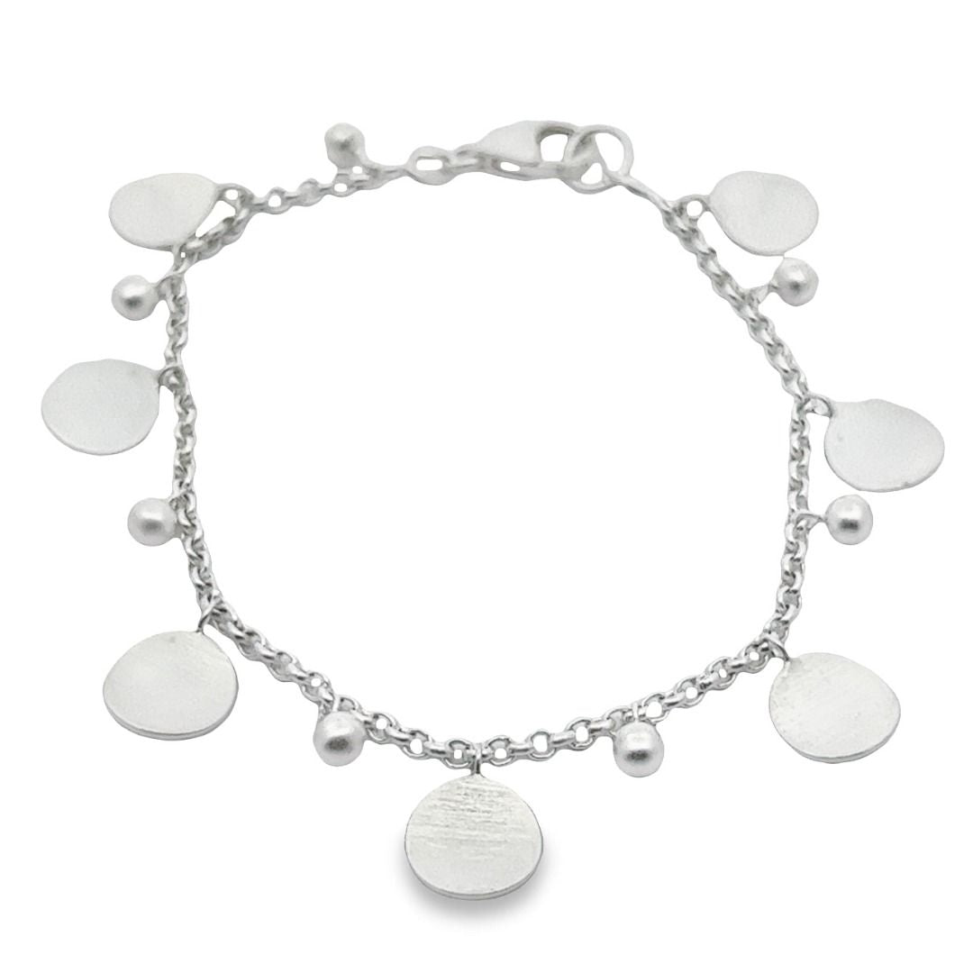Bracciale in argento, opaco