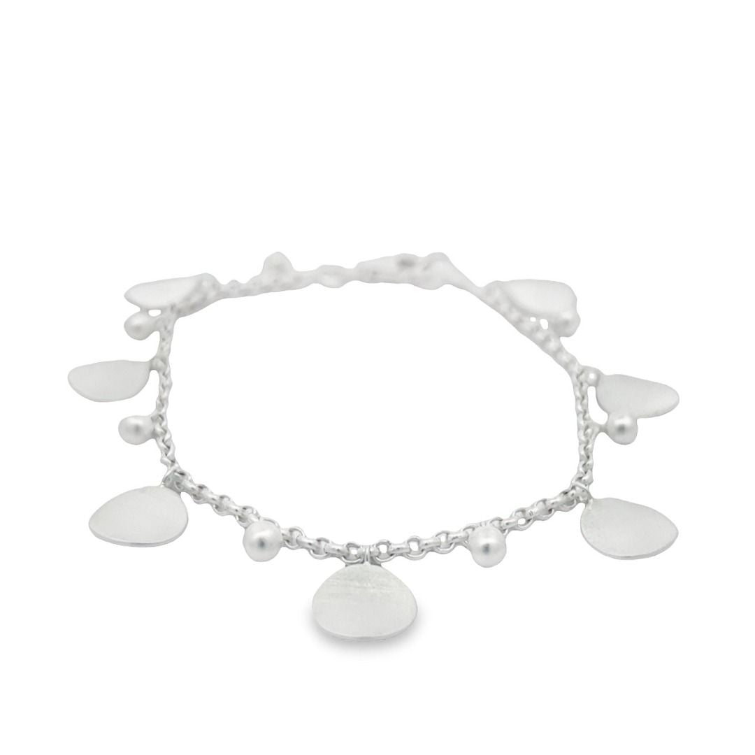 Bracciale in argento, opaco