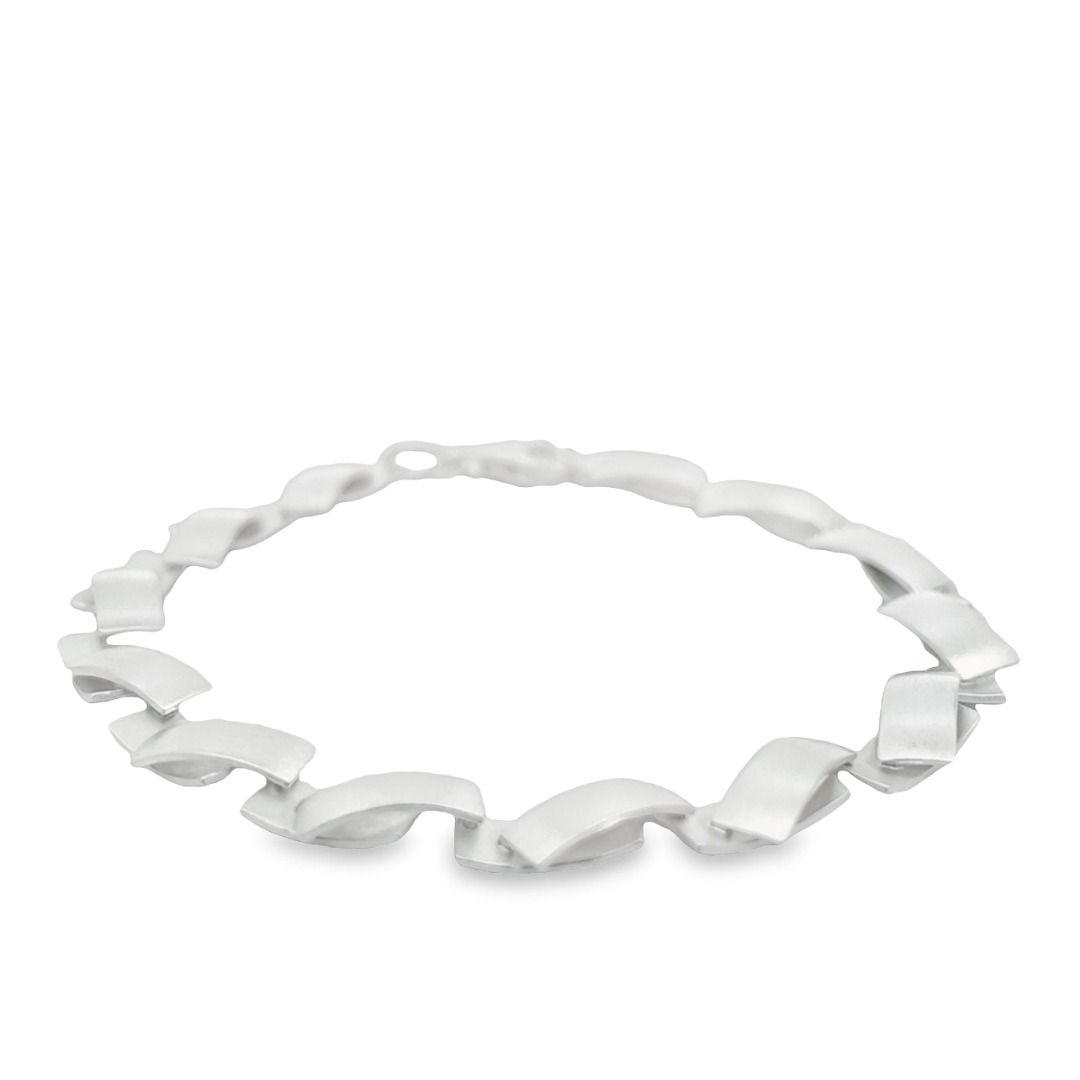 Bracciale in argento, opaco