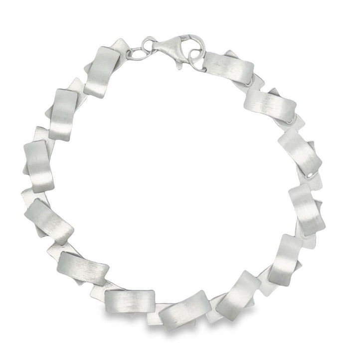 Bracciale in argento, opaco