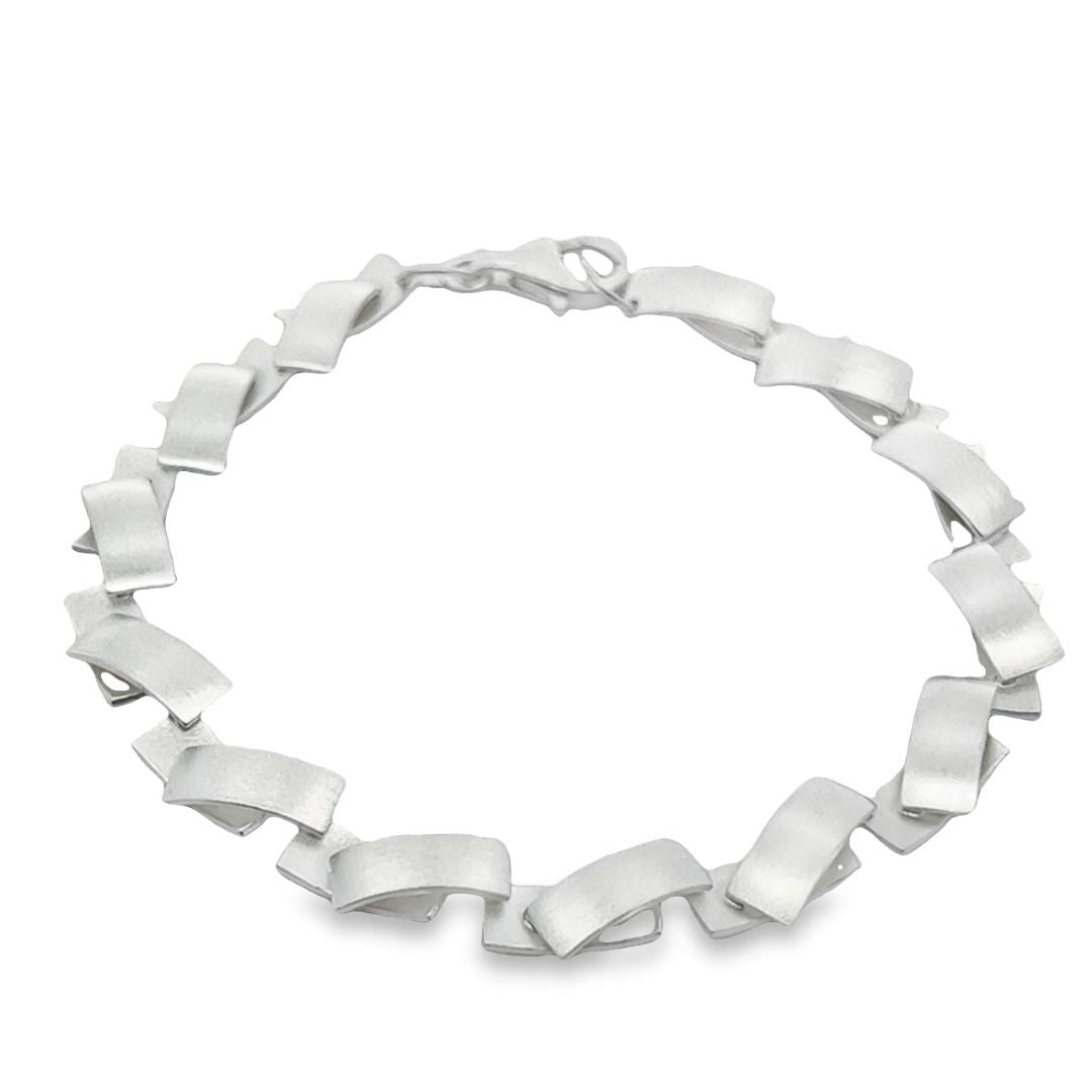 Bracciale in argento, opaco