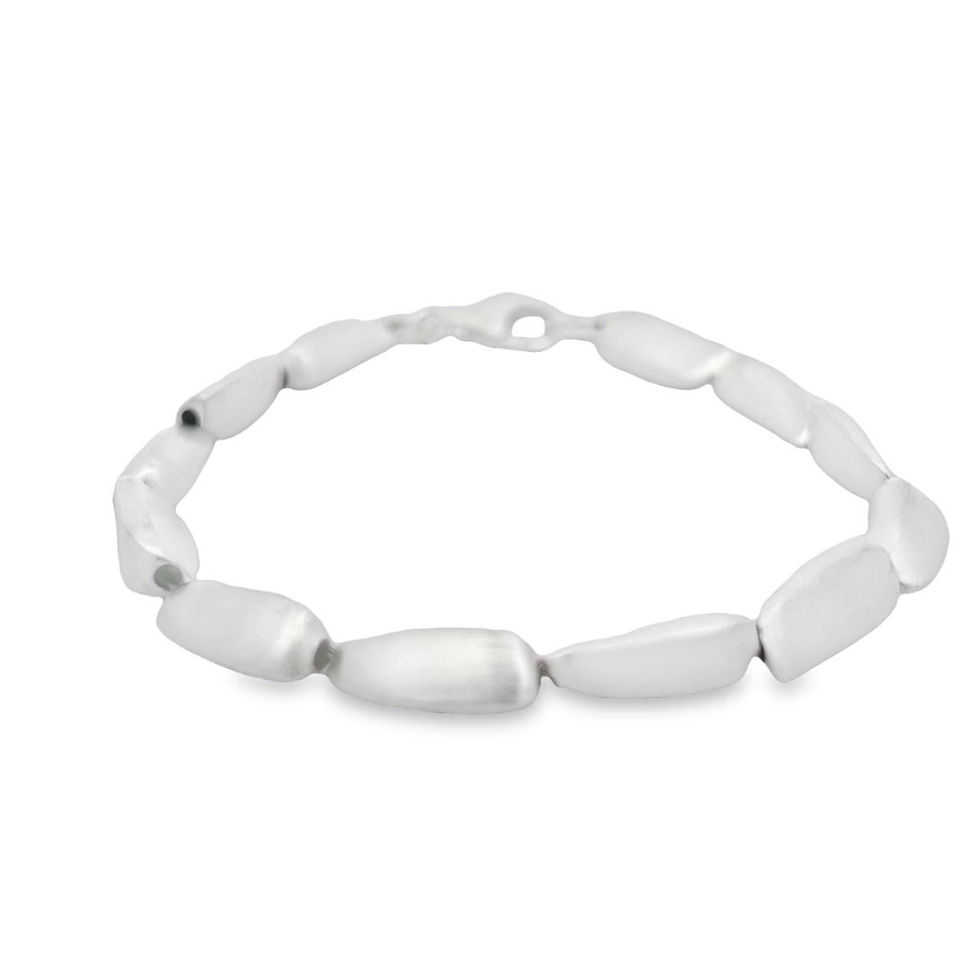 Bracciale in argento, opaco