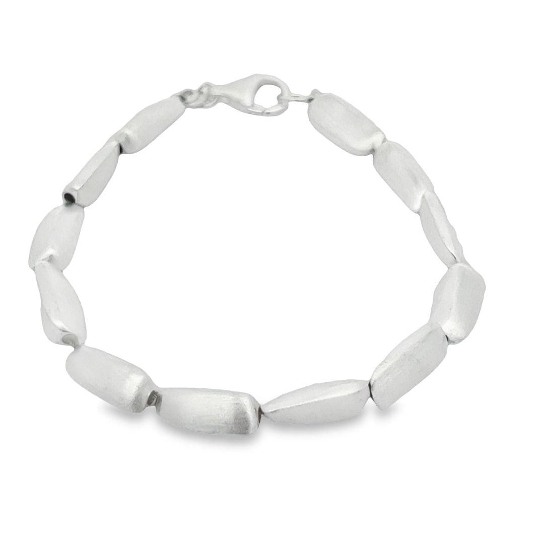 Bracciale in argento, opaco