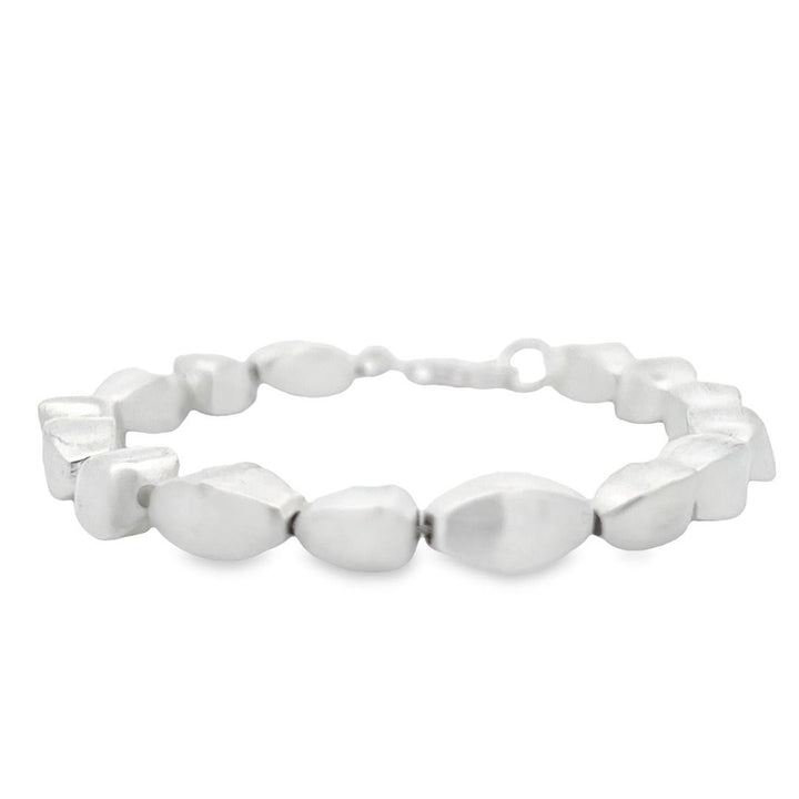 Bracciale in argento, opaco